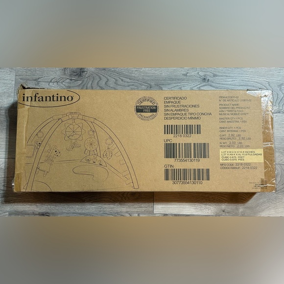 Infantino-4-in-1-Twist & Fold-Musical Mobile-Activity Gym - Picture 13 of 13